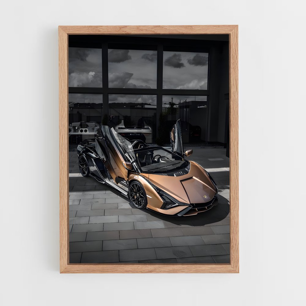 Poster Supercar Slinger – affiche Lamborghini (vue 4)